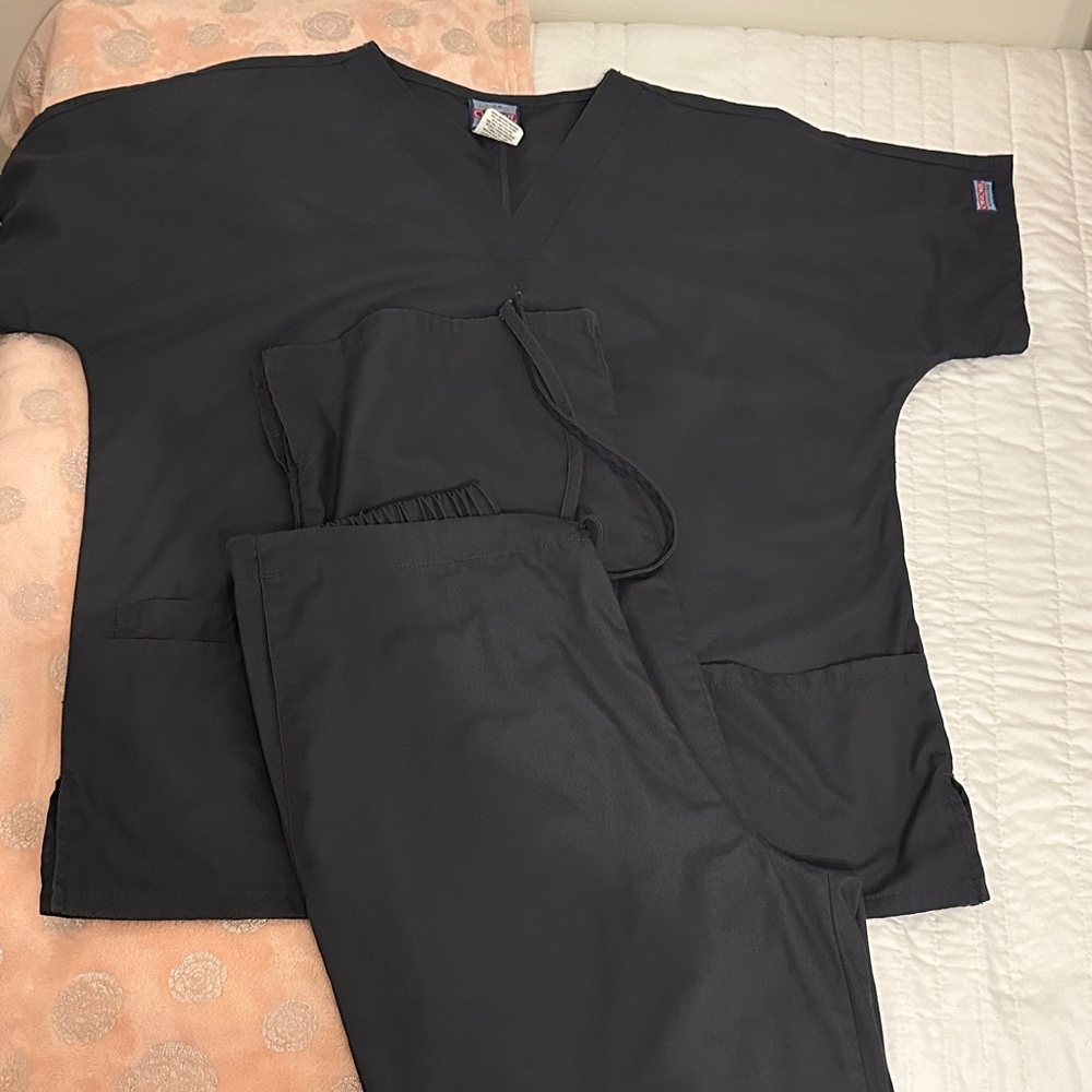 Cherokee workwear pewter Scrub Set